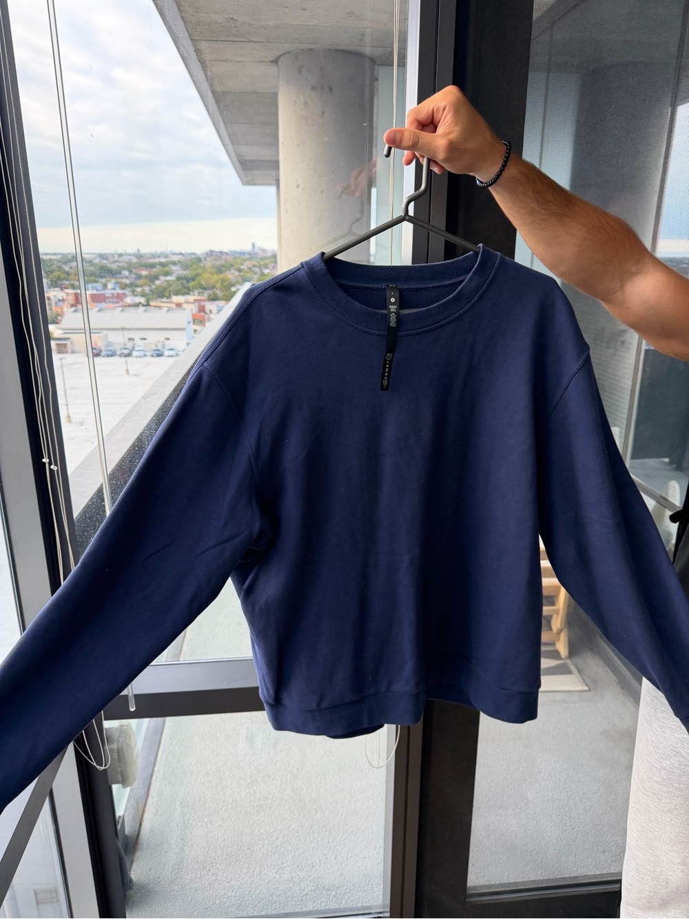 lululemon athletica Navy Crewneck Sweatshirt